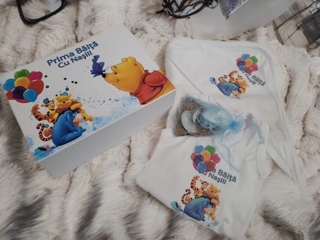 Set prima baita SPECIAL - blue Winnie the pooh - O B S I D I O N