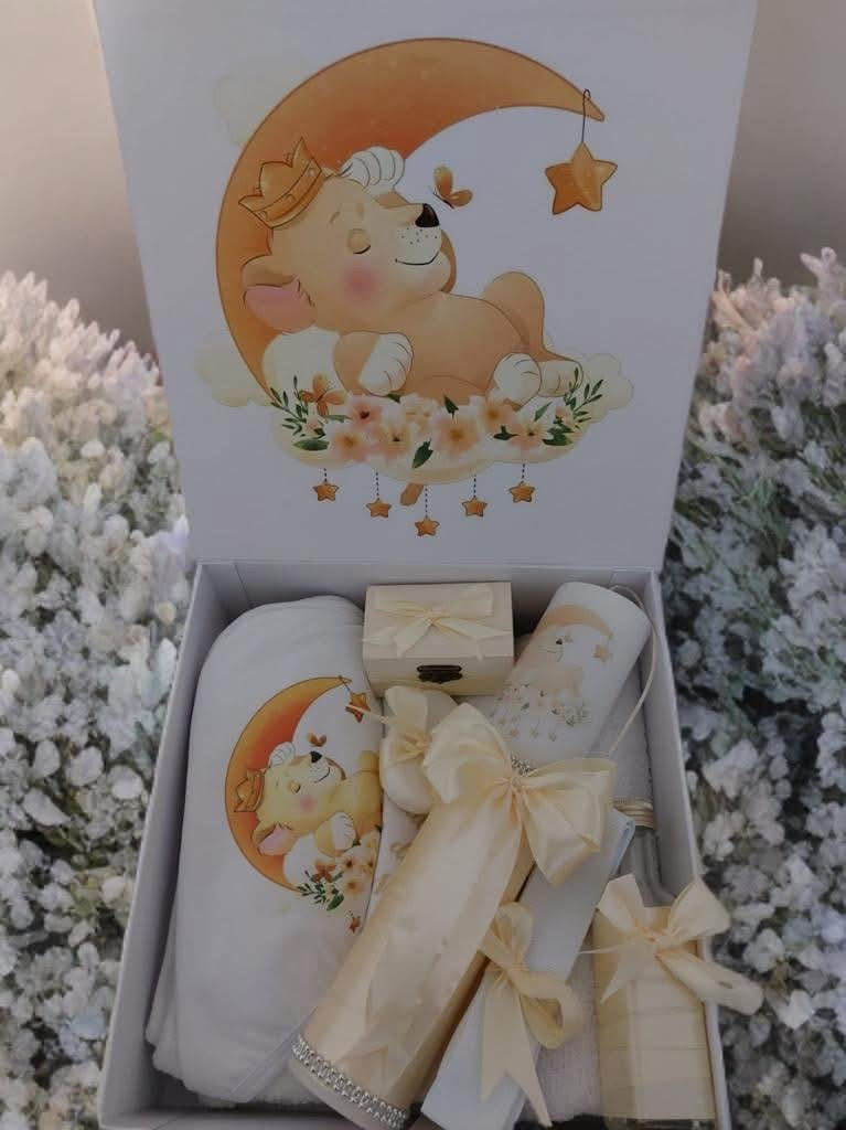 Set Disney cream teddy - trusou lumanare cutie - O B S I D I O N