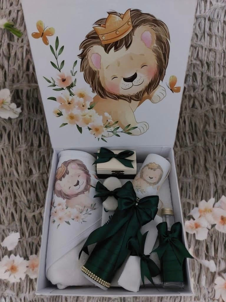 Set Disney green baby lion king - trusou lumanare cutie - O B S I D I O N