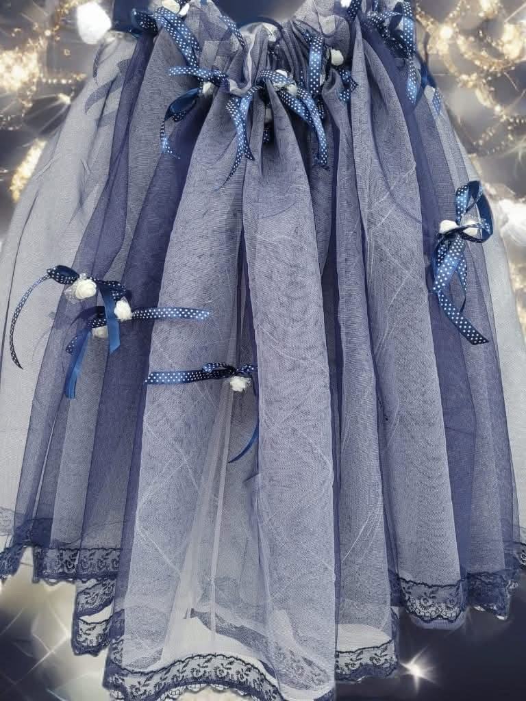Tiul cristelnita - navy blue - O B S I D I O N