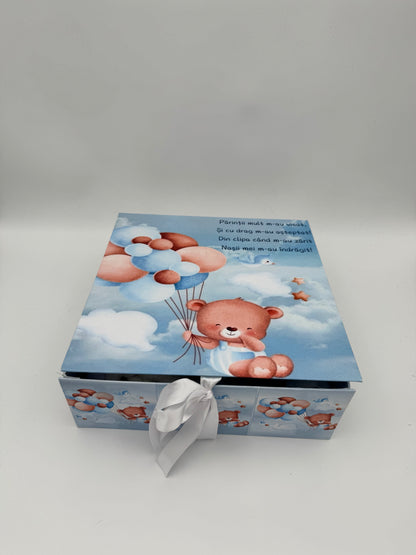 Set FANTASY baby blue Teddy bear - trusou cutie - O B S I D I O N