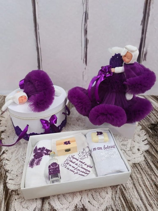 Set Princess purple - trusou lumanare cutie - O B S I D I O N