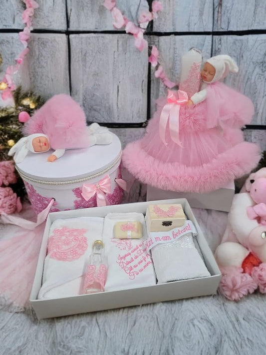 Set Princess pink - trusou lumanare cutie - O B S I D I O N