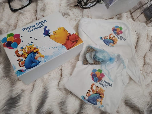 Set prima baita SPECIAL - blue Winnie the pooh - O B S I D I O N