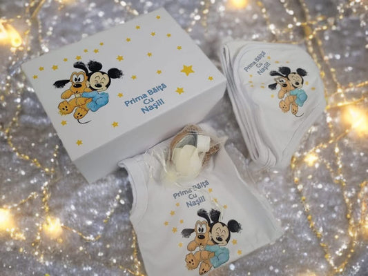 Set prima baita SPECIAL - blue Mickey & Pluto - O B S I D I O N