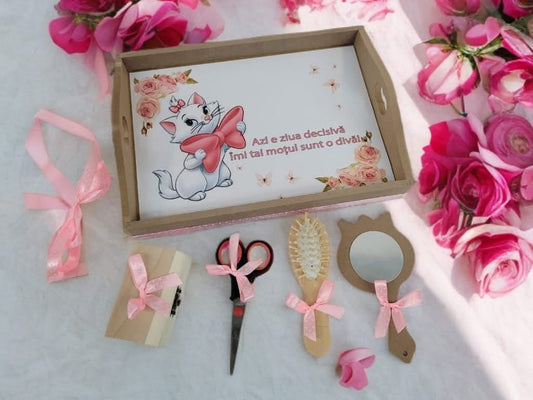 Tavita mot turta print simpla - pink Daisy - O B S I D I O N