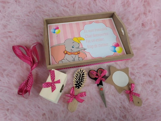 Tavita mot turta print simpla - pink elephant - O B S I D I O N