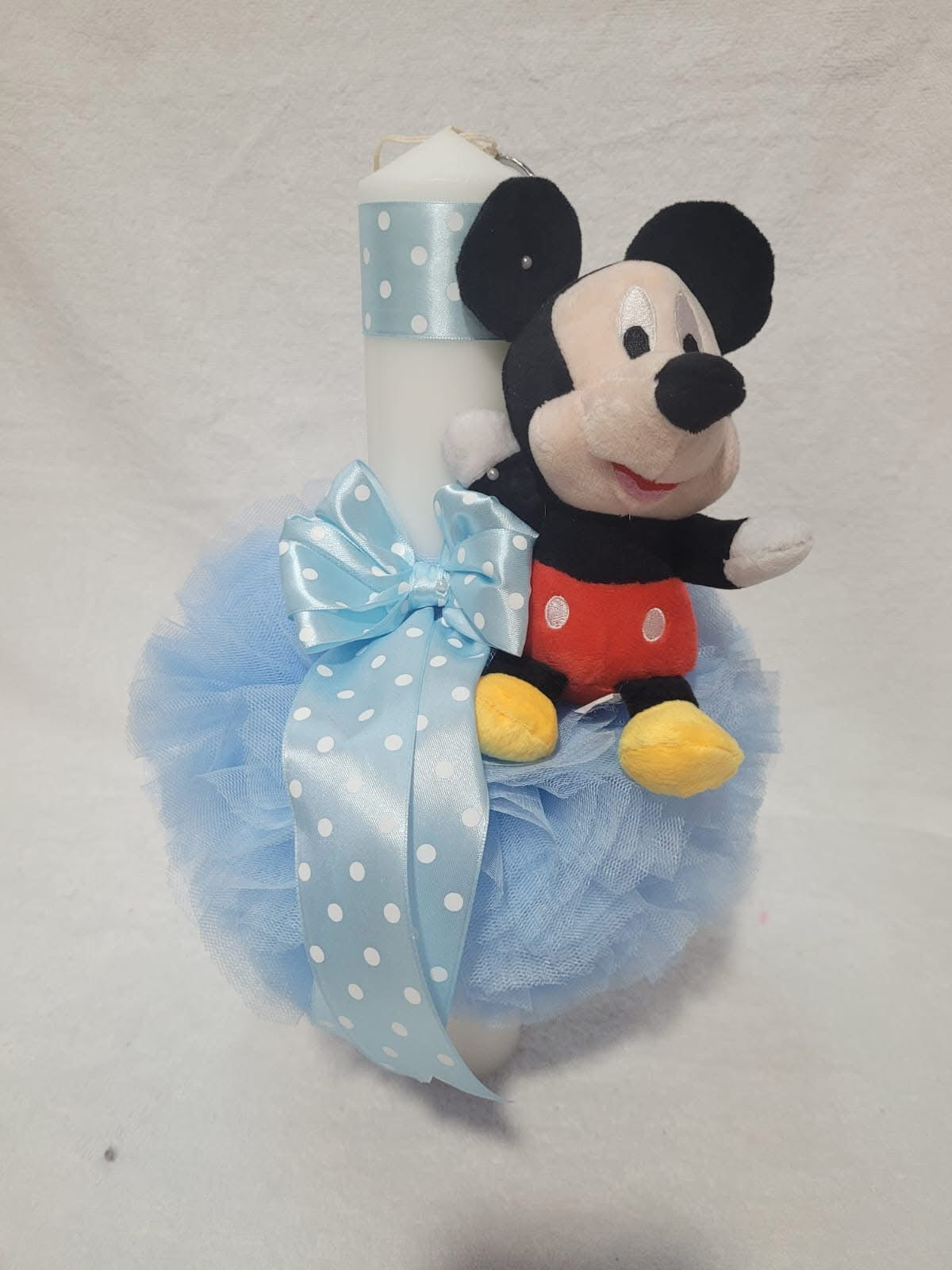 Lumanare botez Disney - baby blue Mickey Mouse - O B S I D I O N