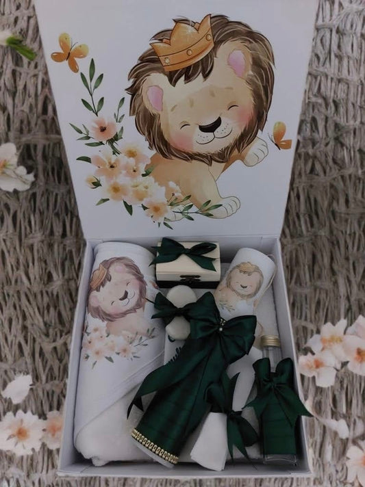 Set Disney green baby lion king - trusou lumanare cutie - O B S I D I O N