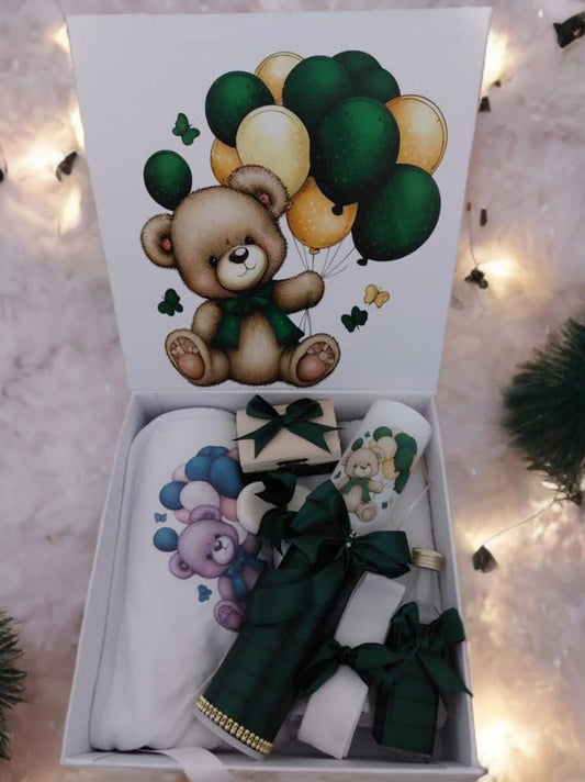 Set Disney green teddy - trusou lumanare cutie - O B S I D I O N