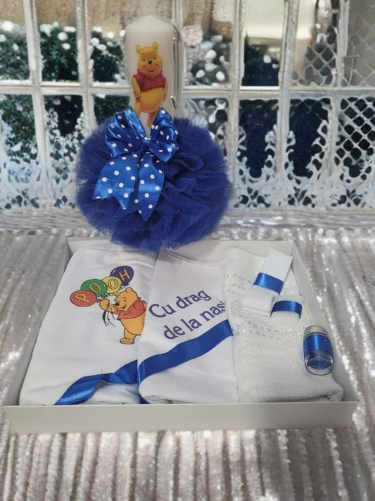 Set Divine royal blue Winnie  - trusou lumanare - O B S I D I O N