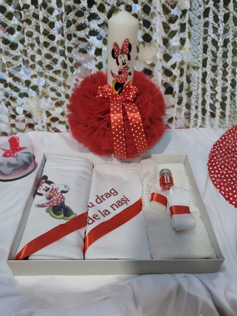 Set Divine red Minnie - trusou lumanare - O B S I D I O N