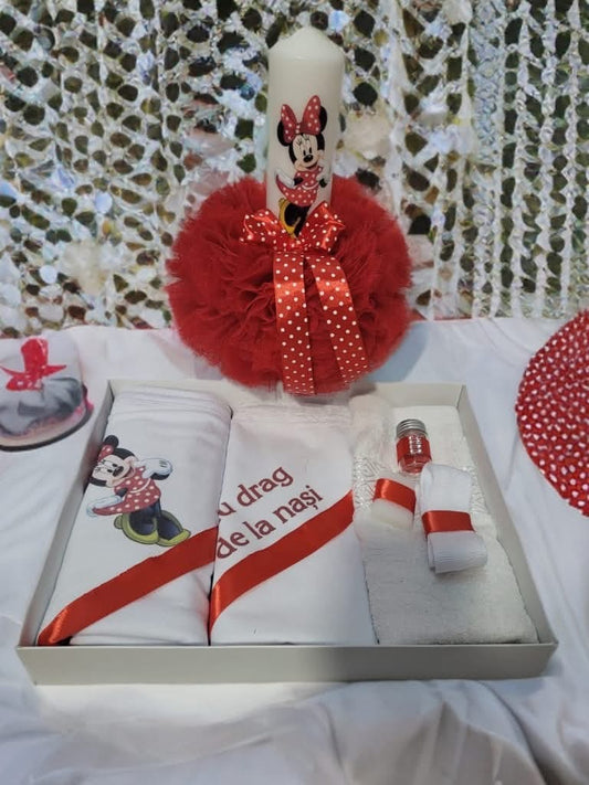 Set Divine red Minnie - trusou lumanare - O B S I D I O N