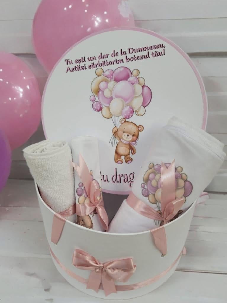 Set Joy powder pink teddy - trusou cutie - O B S I D I O N