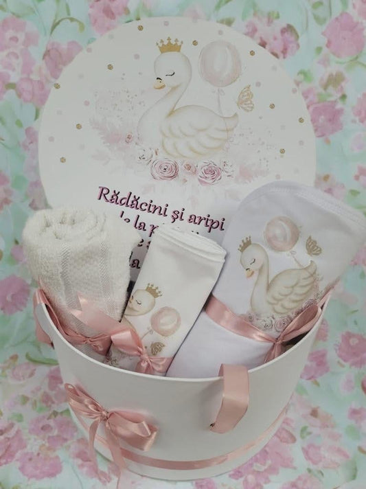 Set Joy roz powder pink swan - trusou cutie - O B S I D I O N