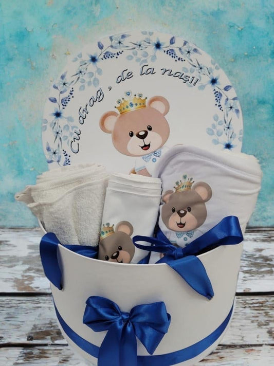 Set Joy royal blue king teddy - trusou cutie - O B S I D I O N