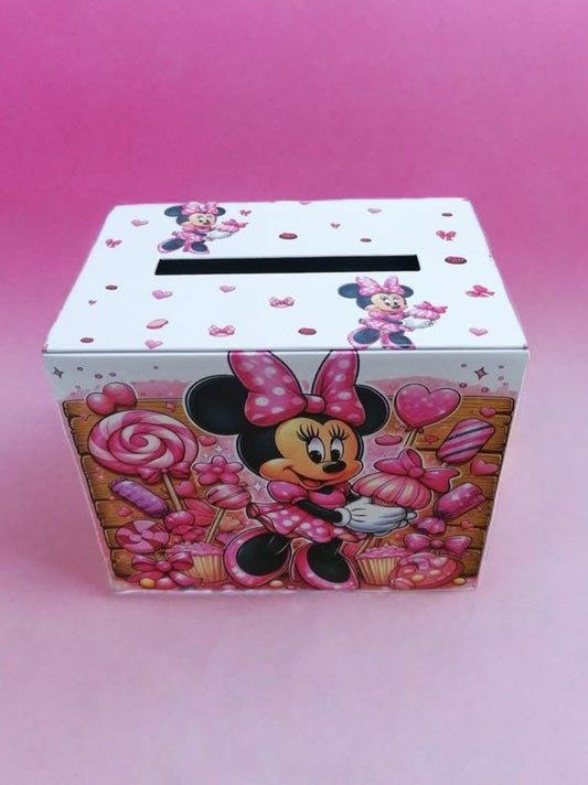 Cutie dar botez - pink Minnie - O B S I D I O N