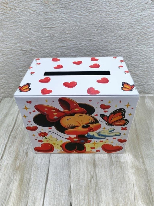 Cutie dar botez - red Minnie - O B S I D I O N