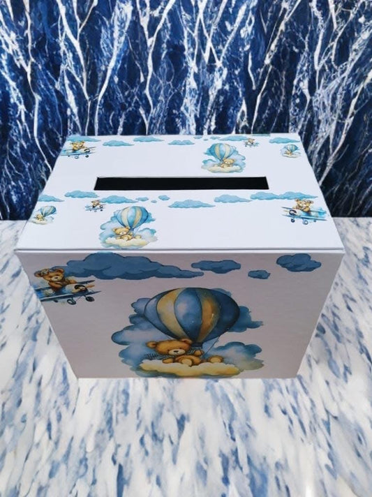 Cutie dar botez - blue sky teddy - O B S I D I O N