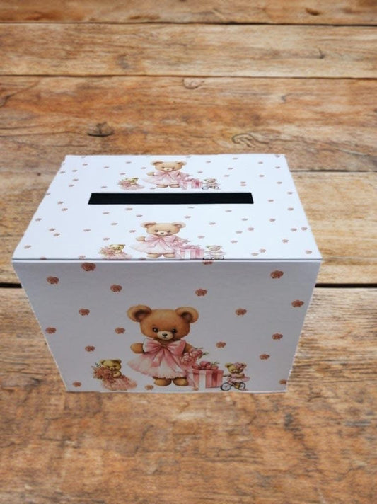 Cutie dar botez - pink teddy - O B S I D I O N